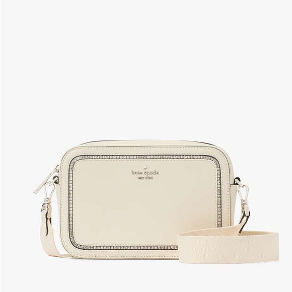 kate spade Handbags - ♠️kate spade Madison Saffiano Mini Camera Crossbody Bag, Meringue NWT